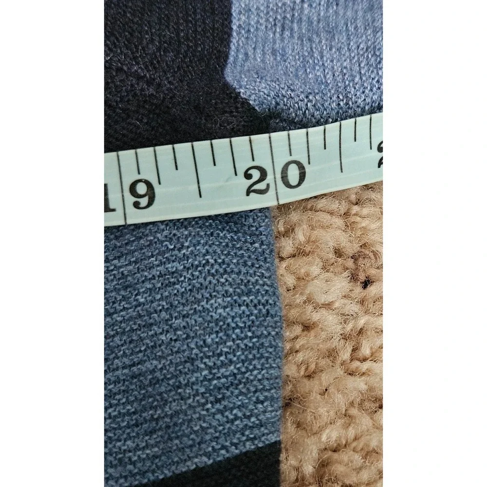 Sonoma Goods For Life Mens Crewneck Sweater Navy Blue Striped Small NWT Unisex